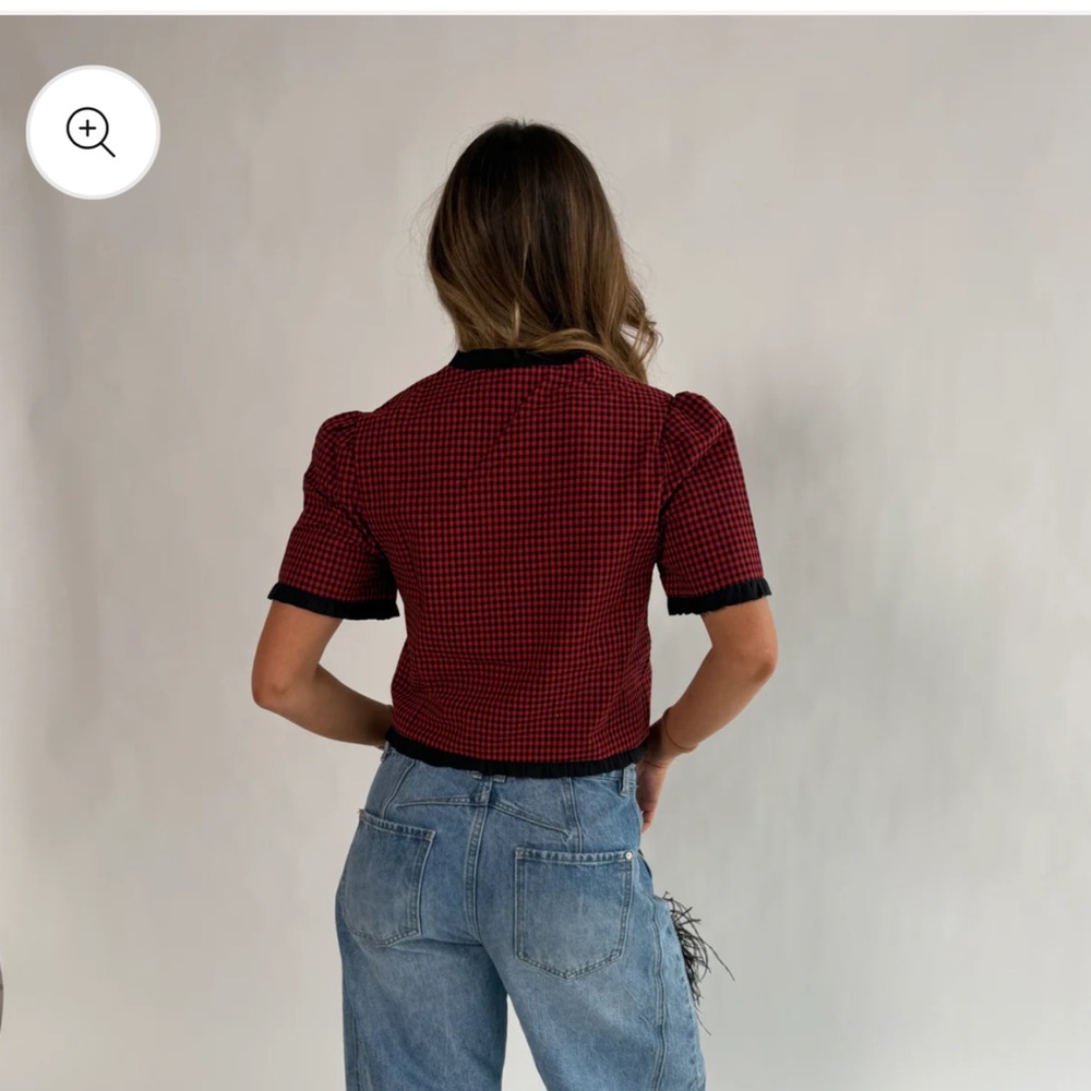 FAITH NAOMI SCARLETT CHECKERED TOP SMALL BRAND NEW SOLD OUT - Picture 4 of 10